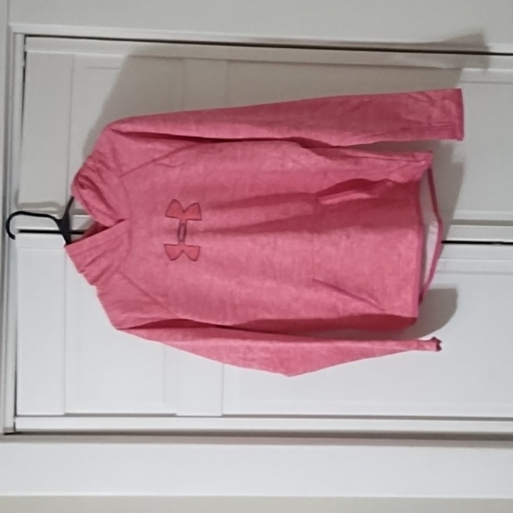 Under armour pink hoodie